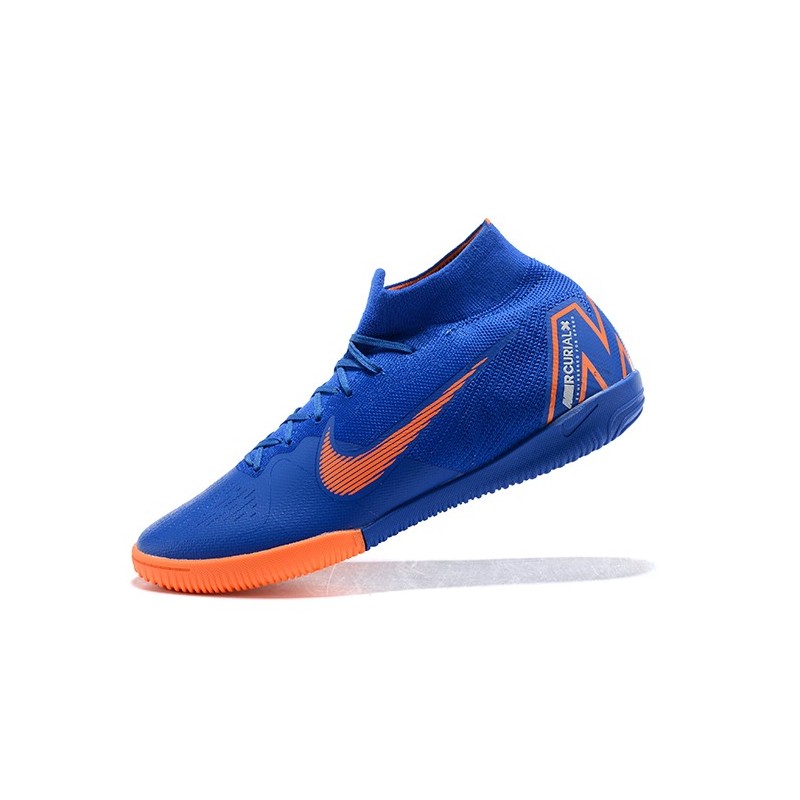 Nike Mercurial SuperflyX Elite IC Men Modrý oranžový